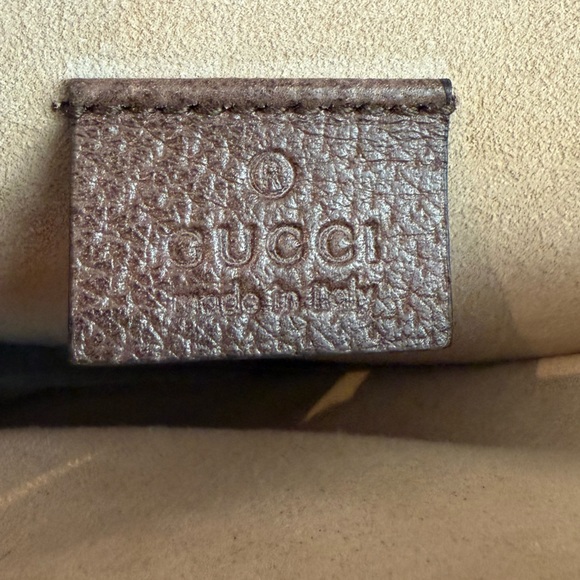 GUCCI Calfskin Web Owl Embroidered Medium Dionysus Shoulder Bag New Acero ~ NWT - Picture 11 of 16